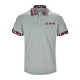 thumbnail image 3 of Caqnni Vintage Men's Polo Shirts Soft Cotton Shirts with a Classic Collar for a Stylish and Comfortable Fit (GY1,XXL), 3 of 8