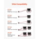 thumbnail image 3 of Amplificador de coche VEVOR Monoblock 2000W RMS 1/2/4 Ohm con control, 3 of 9
