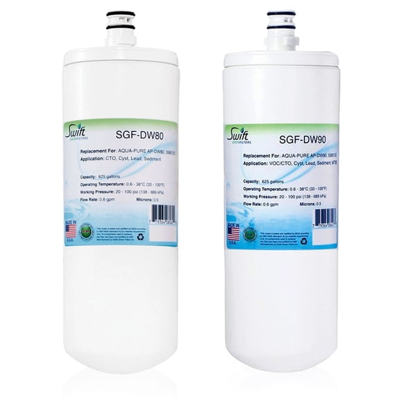 Swift Green Filters Replacement for 3M Aqua Pure AP-DW80 Commercial Water Filters (Pack of 1)
