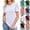 01# White, variant on Women's Short Sleeve Summer Top Crewneck Pleated Puff Sleeve Blouse Ribbed Casual Shirts,Black M