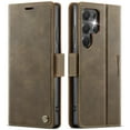 thumbnail image 2 of CaseMe Calf Leather Lining Microfibre Wallet Case for Samsung Galaxy S25 Ultra 6.9-inch with RFID Blocking,Magnetic Closure,Card Slots,Cash Slot,Kickstand,Shockproof Flip Folio Protective Phone Case, 2 of 10