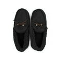 thumbnail image 4 of SLM Men's Faux Suede Moccasin Slipper Wool Lined Slip On House Shoes, 4 of 4