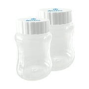 Bellema Breastmilk Milk Storage Wide Neck, 6oz Bottles, 6 Pack, BPA Free (Compatible with BelleMa Effective Pro Breast Pump)