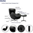 thumbnail image 2 of Nouhaus Heated Classic Massage Chair Full Body and Spot Massaging Recliner with Ottoman, Bluetooth Speaker, in-Chair Charger., 2 of 7
