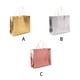 thumbnail image 3 of Paquete de 16 bolsas de compras Bewildely para mujer bolso de mano de tela no tejida dorado, 3 of 6