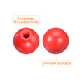 thumbnail image 4 of Unique Bargains Threaded Ball Knobs, 1.18Inch Dia M8 Female Thread Thermoset Round Ball Handles, Red 6 Pack, 4 of 5