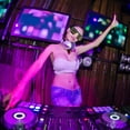 thumbnail image 4 of Labymos LED Glasses 3Colors Optional Light Up El Wire Neon Rave Glasses Twinkle Glowing Party, 4 of 5