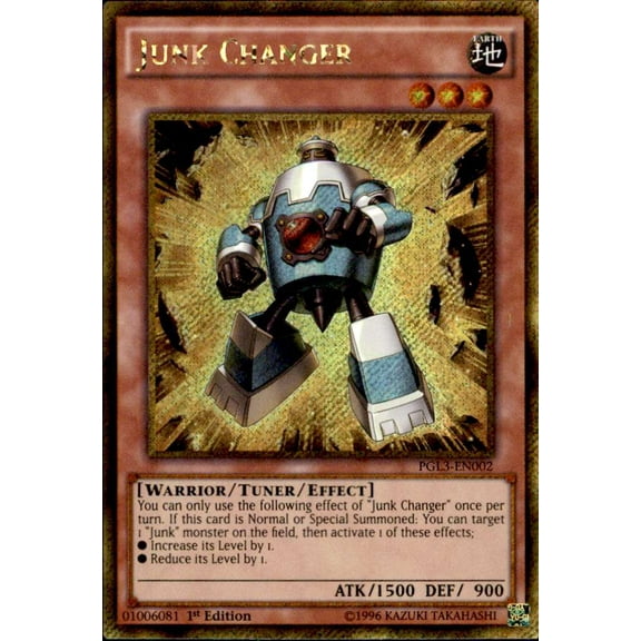 YuGiOh Premium Gold: Infinite Gold Junk Changer PGL3-EN002