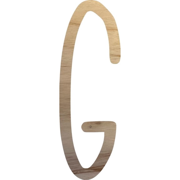 Wooden Letter Craft, 16'' tall Alphabet Letter G, Wall Hanging Northwood Font