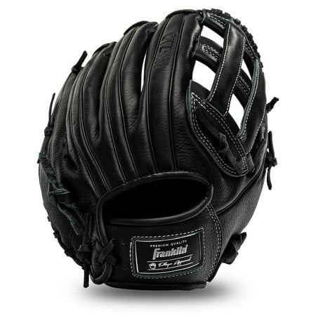 Franklin Sports CTZ5000 Cowhide Leather Baseball Infield Glove, 12.5 in, Black, Right Hand Throw