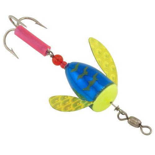 Yakima Bait Worden's SpinNGlo Fishing Lure, Metallic Blue