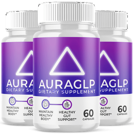 Aura GLP Advanced Formula Pills Supporting Energy and Healthy Lifestyle AuraGLP 180 Capsules