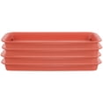 thumbnail image 5 of HERFIER 4Pcs Rectangular Plant Saucers Plastic Plant Saucers Planter Drip Tray Flower Pot Saucers 11.99x5.31x0.98in, 5 of 8
