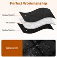 thumbnail image 4 of Hootek Sofa Armrest Organizer with 14 Pockets, Couch Caddy Remote Holder for Recliner, Non-Slip Arm Chair Storage Organizer, Waterproof, Foldable, Fits Most Sofas and Armchairs, Black, 4 of 7