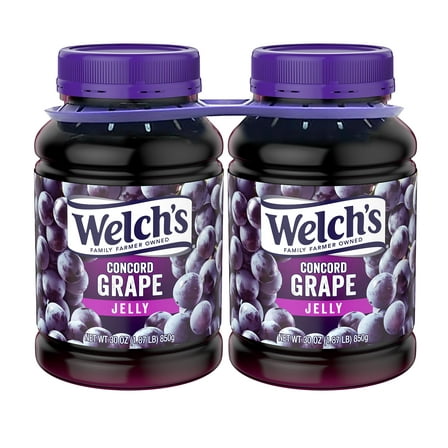 (2-Pack) Welch's Grape Jelly, 30oz