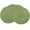 Green, variant on 4 Pack Placemats Coaster, Round Placemats for Dining Table, Cotton Woven Heat Resistant Non-Slip Kitchen Table Mats Diameter 15 inch