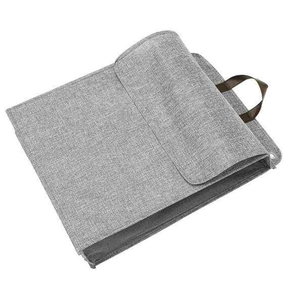 Wall Mounted Laundry Hamper with Lid Basket Collapsable Baskett Clothes Storage Bathroom Multifunction Cotton Linen