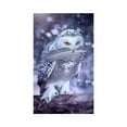 thumbnail image 1 of Snow White Owl Feather DIY 5D Rhinestones  Painting Animal Full Layout Winter Craft Cross Stitch Resin Needlework, 1 of 8