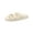 Bone Smooth, variant on Womens Claren Faux Leather Adjustable Slide Sandals