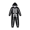 thumbnail image 5 of GYRATEDREAM Family Matching Halloween Onesie Pajamas, Funny Skeleton Hooded Zipper PJs Holiday Loungewear for Men/Women/Kid, 5 of 10