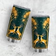 thumbnail image 3 of Vaso Oasisdream de acero inoxidable de 600 ml con estampado de ciervos, 3 of 6