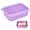 Light Purple, variant on Square Travel Soap Case, Bar Soap Holder for Dr Squatch, Silicone Soap Case | with Soap Saver, Portable Shampoo Bar Soap Box for Shower, Travel, Camp (Dark Gray)
