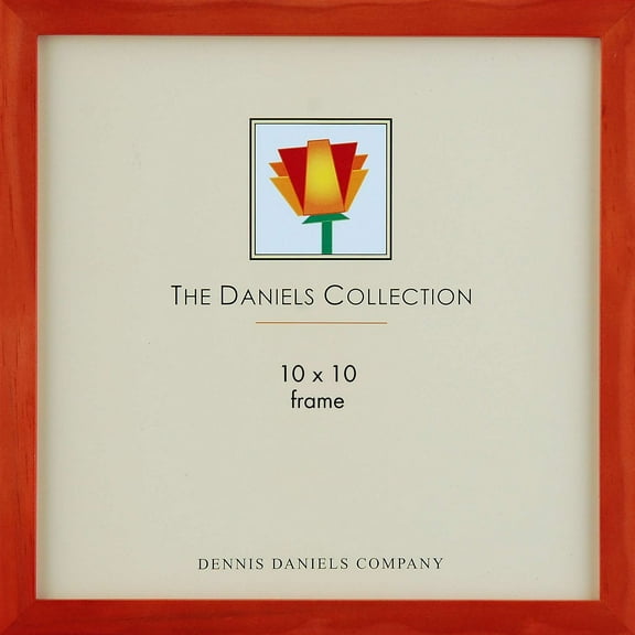 The Original DANIELS W41  GALLERY WOODS Cherry-stained wood 10x10 by Dennis Daniels - 10x10