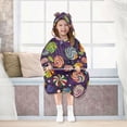 thumbnail image 7 of FORMRS Wearable Blanket Hoodie with Sleeves for Kids Cozy Flannel Sweatshirt, Galactic Candy, 7 of 7