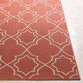 thumbnail image 3 of Artistic Weavers Alfresco Trellis Outdoor Area Rug, Rust/Cream ,7'3" x 10'6", 3 of 7