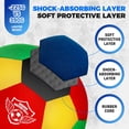 thumbnail image 7 of Beeunni 2 Pack Soft Indoor Soccer Ball, the House Soccer Ball Size 4 for Kids, Ideal Slient Dribbling, Training for Home and Yards, 7 of 7