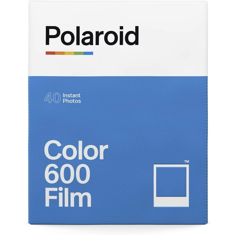 let Klæbrig Mount Bank Polaroid Color 600 Film 5 Pack (40 Photos) (6013) - Walmart.com
