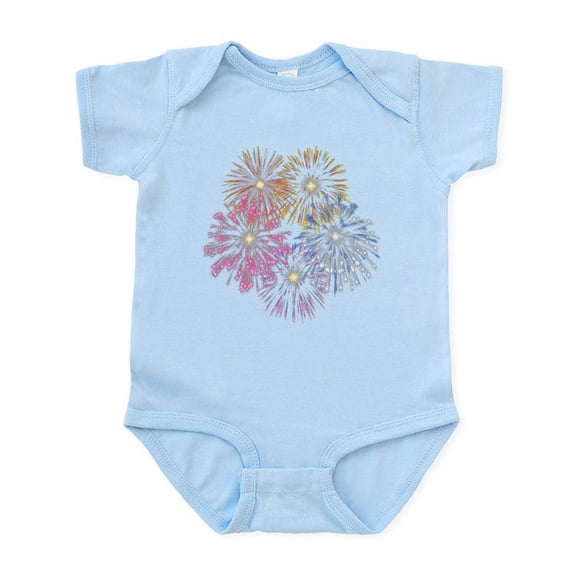 CafePress - Fireworks Infant Bodysuit - Baby Light Bodysuit, Size Newborn - 24 Months