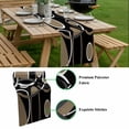 thumbnail image 5 of Black Brown Table Runner - 70 Inch Long, Kitchen Dining Table Runner Dresser Scarves, White Circle Modern Minimalist Geometric Farmhouse Decor for Coffee Tables Wedding Party Banquet, 5 of 8