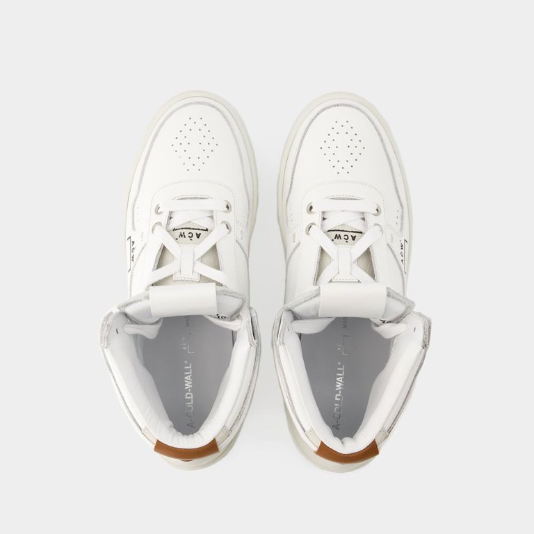 【関税込み】Luol Hi Top Ii Sneakers - A Cold Wall - Leather A-Cold-Wall* Luol Hi Top Ii Sneakers - Leather - Beige