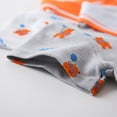 thumbnail image 6 of NIEWTR Toddler Boys Printed Polo Shirts Soft Breathable Short Sleeve Lapel Tees Summer Casual Clothes(White,5-6 Years), 6 of 9