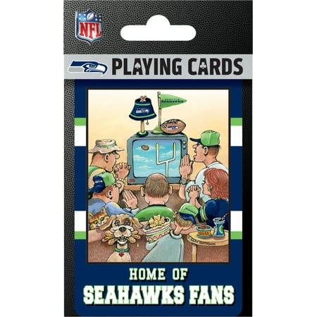 MasterPieces Officially Licensed NFL Seattle Seahawks Fan Deck Playing Cards – 54 Card Deck MasterPieces Officially Licensed NFL Seattle Seahawks Fan Deck Playing Cards – 54 Card Deck