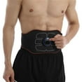 thumbnail image 6 of 2 PCS EMS massage belt smart abdominal muscle patch home training exercise abdominal device body shaping massage patch fitness abdominal muscle patch (Black edging,S/M (17.5*90cm)), 6 of 6
