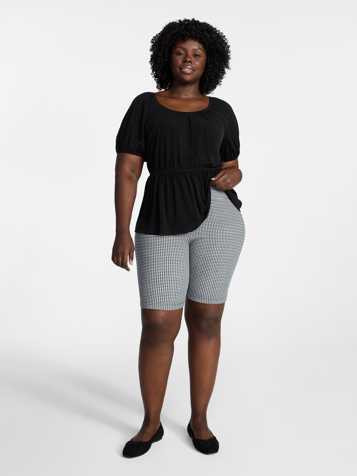 Terra & Sky Women's Plus Size Bike Short, Sizes 0X-5X