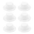 thumbnail image 1 of EeaseMX 6 piezas de sombreros de tela blancos únicos para hacer tú mismo, sombreros decorativos de muñeco de nieve., 1 of 8