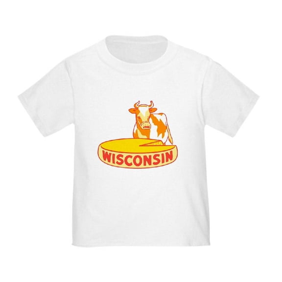 CafePress - Vintage Wisconsin Cheese T Shirt - Cute Toddler T-Shirt, 100% Cotton