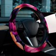 thumbnail image 6 of Petal flower 14.5 Inch Printing PVC Leather Car Wheel Covers Steering Wheel Covers - Auto Accessories, 6 of 6