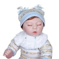 thumbnail image 4 of Muñeca Reborn de algodón PP de silicona de 480 mm Muñeca realista Bebé Niños, 4 of 8