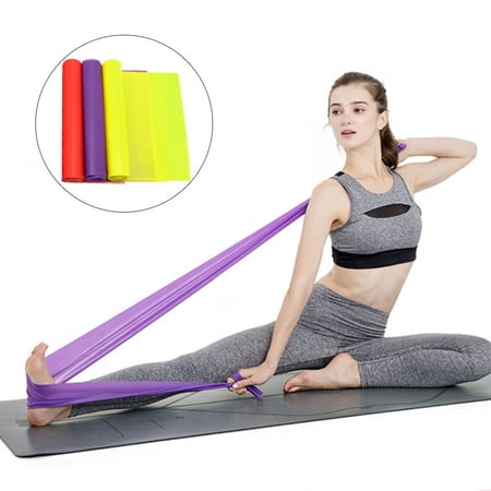 Home Cal TPE Yoga Resistance Band - Stretch Out/Belt Strap for Stretching to Improve Your Balance,Increase Flexibility,for Workouts and Rehab,3Pack,YELLOW, (Best Stretching Exercises To Increase Flexibility)