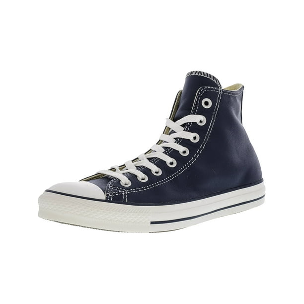 Converse - Converse Chuck Taylor All Star Hi Leather Athletic Navy High ...