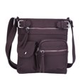 thumbnail image 2 of Bolsos cruzados para mujer PU duradero con cremallera para el ocio diario (café) Tmvgtek Para Estrenar, 2 of 9