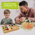 thumbnail image 4 of Tabla Montessori Busy Board TenFans de madera con LED durante más de 3 años, 4 of 7