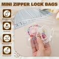 thumbnail image 3 of Uxcell Small Plastic Bags, 100Pcs Clear Zipper Lock Jewelry Bag Self Seal Packing Pouch, Transparent (3.5x5.1"), 3 of 6