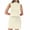 Khaki, variant on Vetsdori Womens Sleeveless Mini Dresses Black Summer Slip Dress Tank Beach High Neck Plain,Sundress Holiday Dress for Junior Mujer