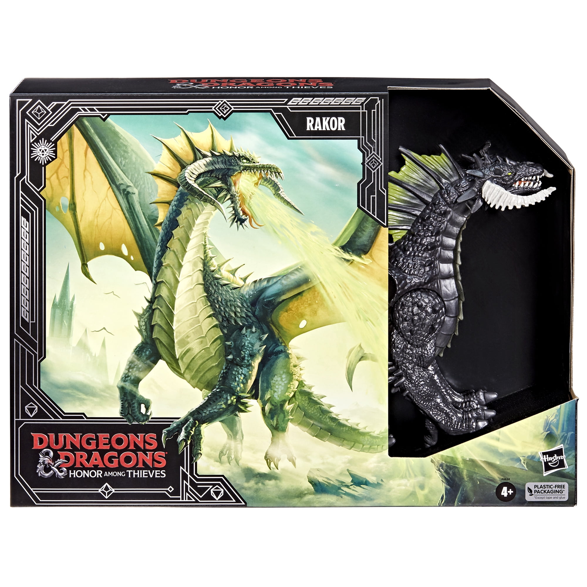 Dungeons & Dragons Black Dragon Rakor D&D Dragon Toy Action Figure