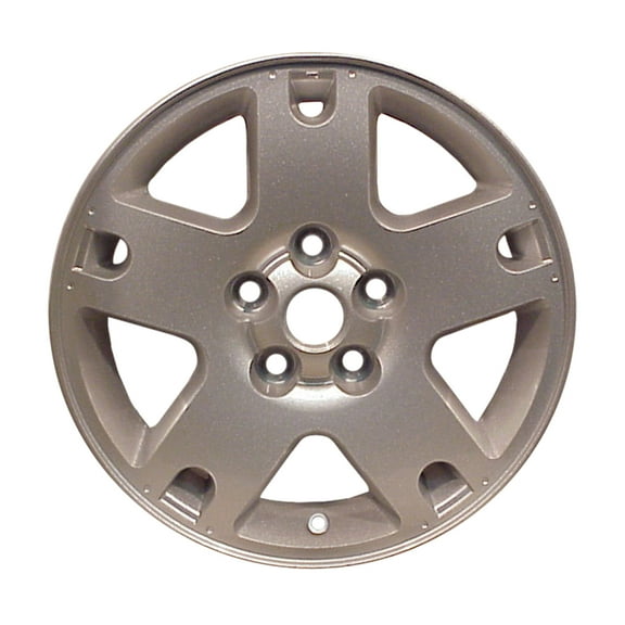 Pre-Owned Original Equipment Machined and Painted, Textured Sparkle Silver Aluminum Wheel 16 x 7 fits 2001-2007 Ford Escape (Good)